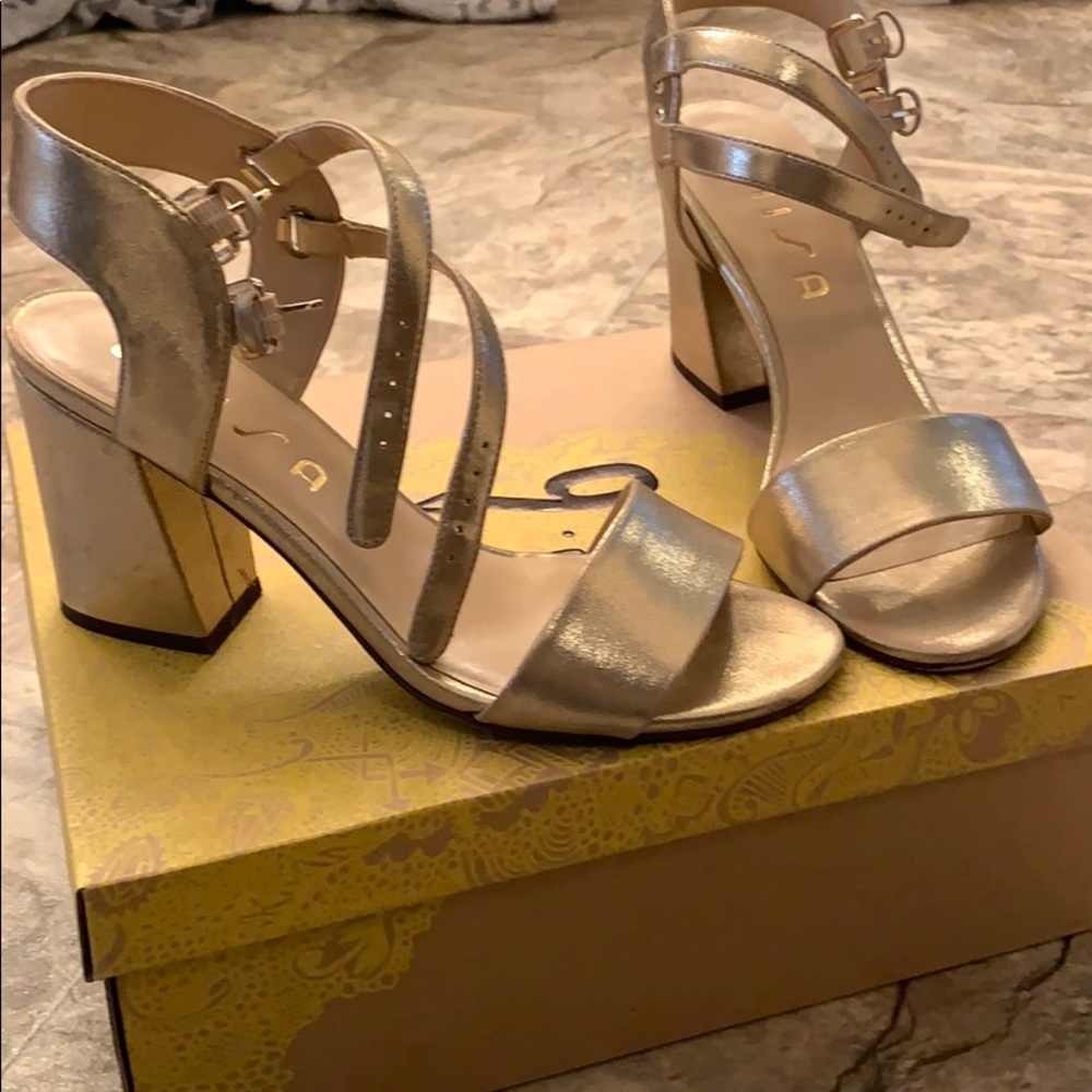 Gold Sandals - Picture 3 of 3